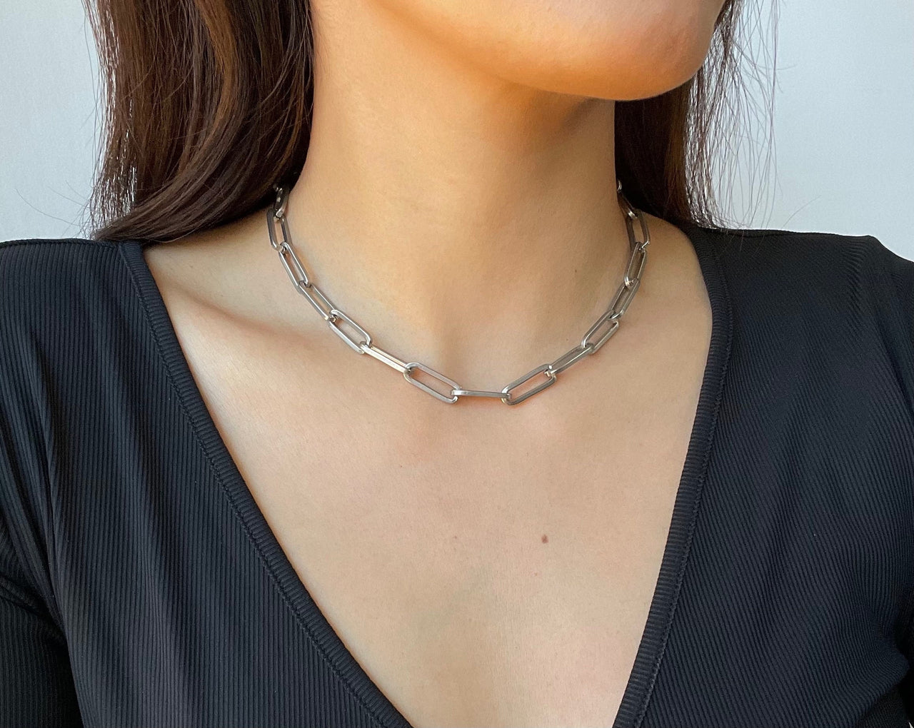 Chunky Paperclip Necklace