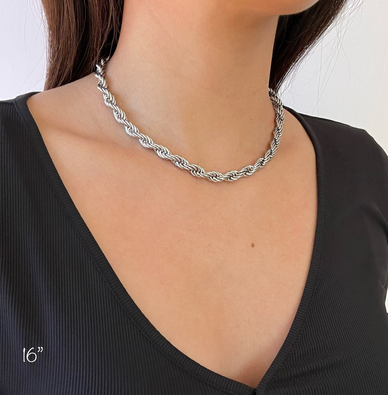 Chunky Rope Chain Necklace