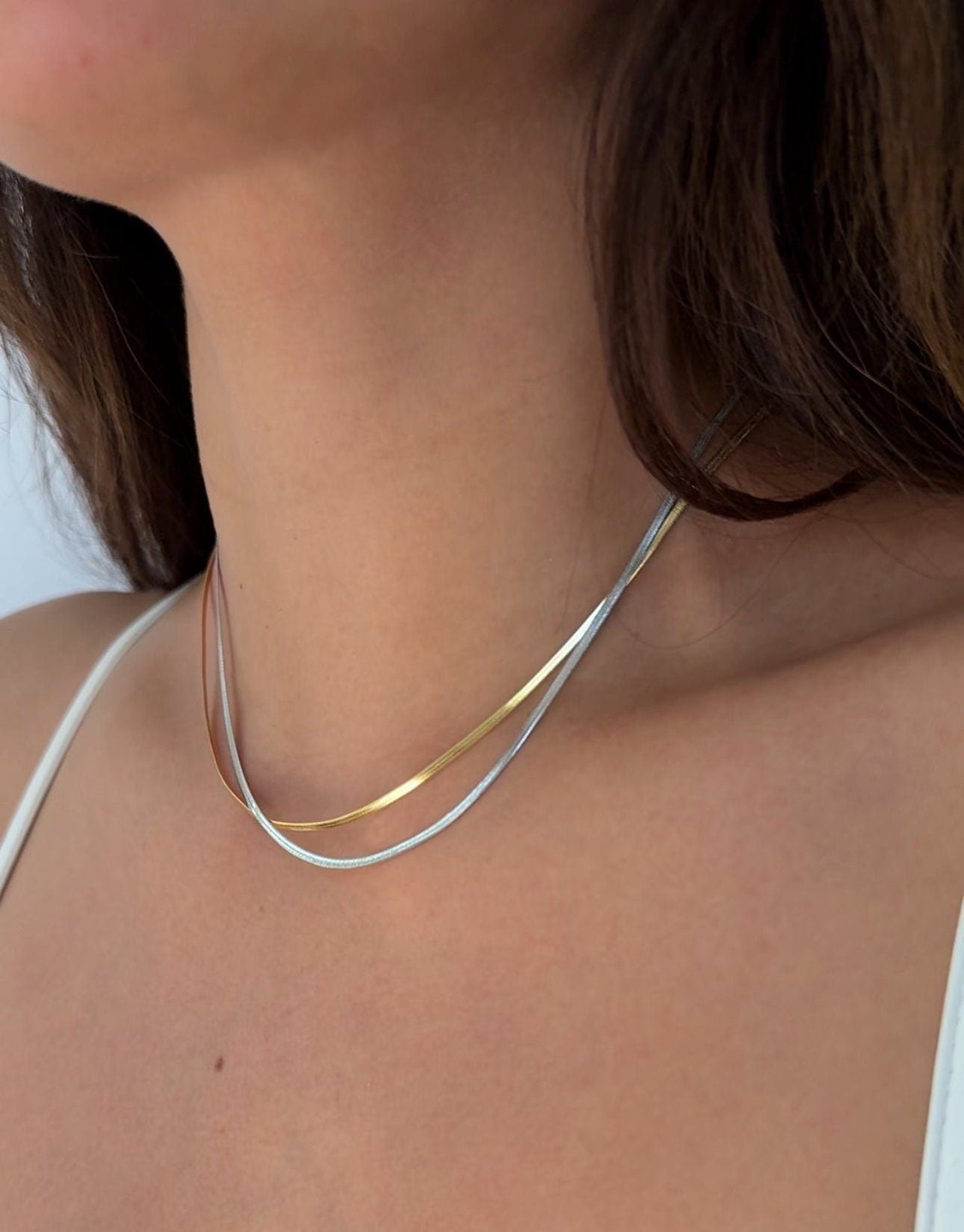 Daintiest Snake Chain Silver