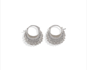 Crystal Purse Decorative Hoops