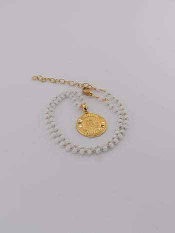 White Zodiac Necklace