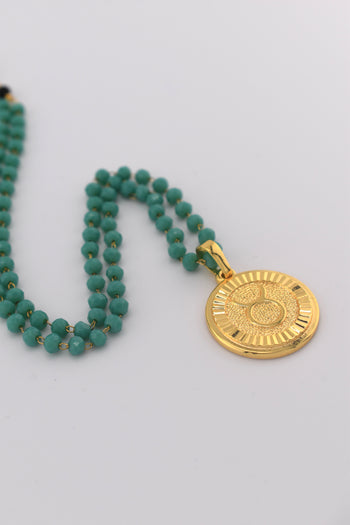 Green Zodiac Necklace