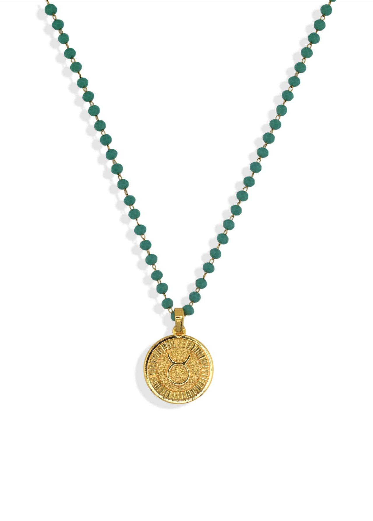 Green Zodiac Necklace