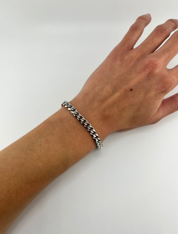 6.5mm Curb Chain Bracelet