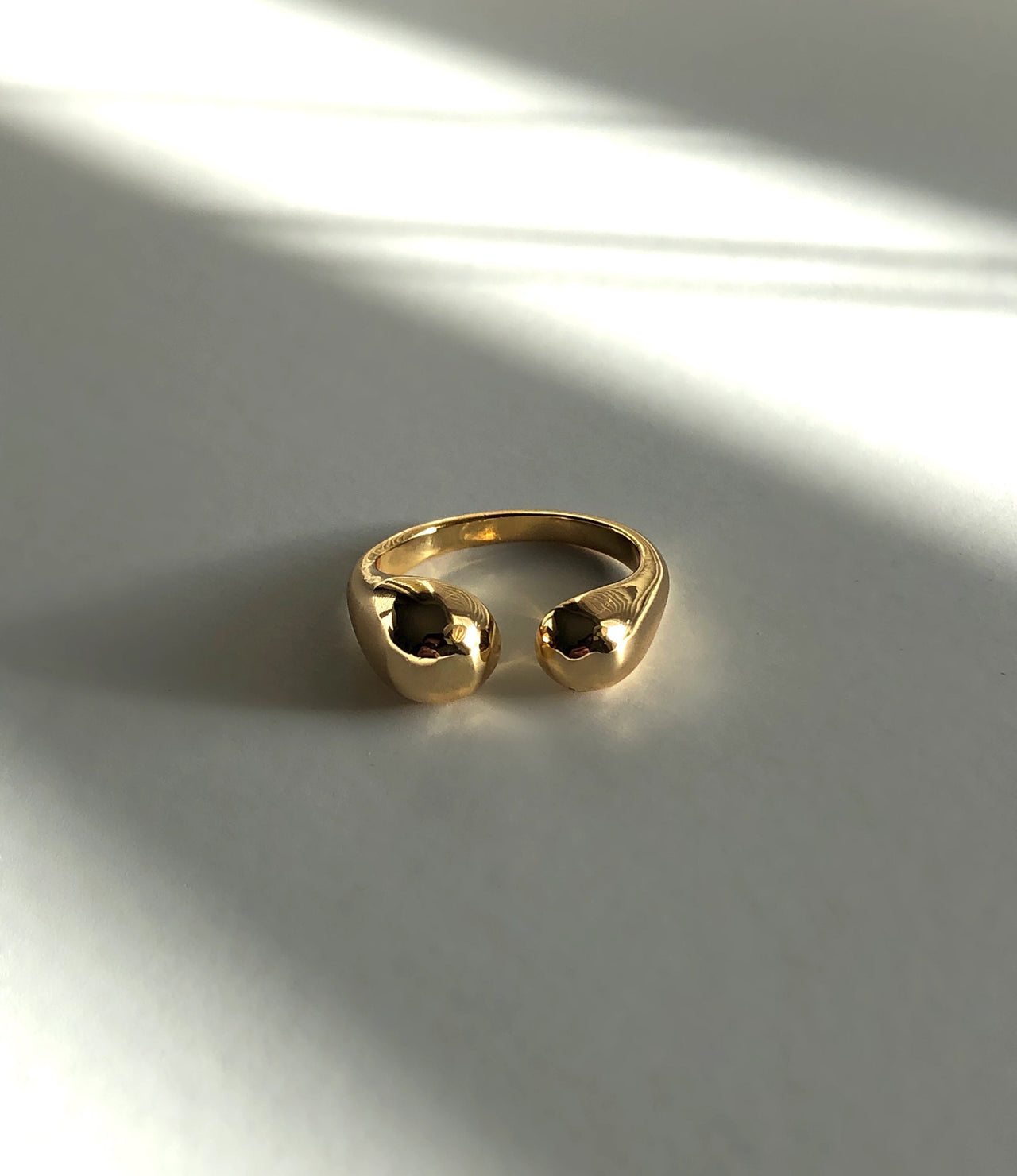 Gold Ball Ring