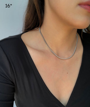 3.5mm Curb Chain Necklace