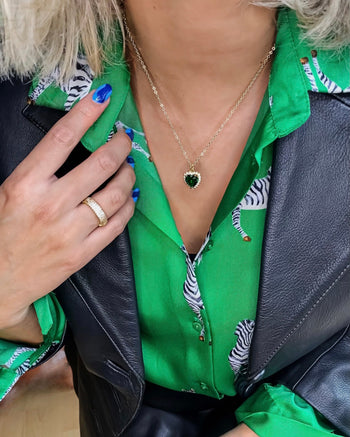 Gold Pave Eternity Ring