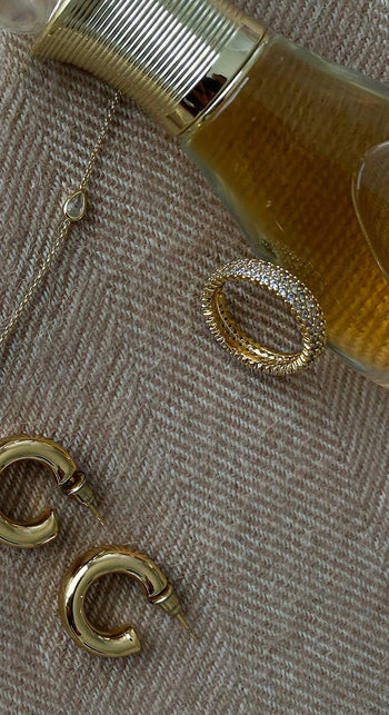 Gold Pave Eternity Ring