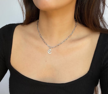 Gold Personalized Letter Necklace