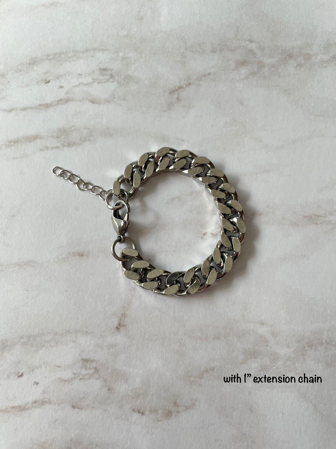 10mm Curb Chain Bracelet