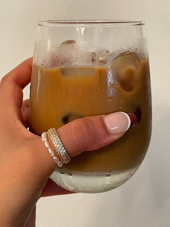 Gold Pave Eternity Ring