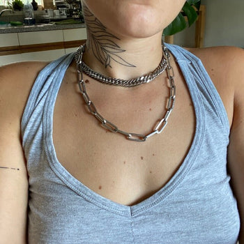 Chunky Paperclip Necklace