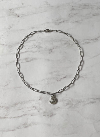 Gold Personalized Letter Necklace