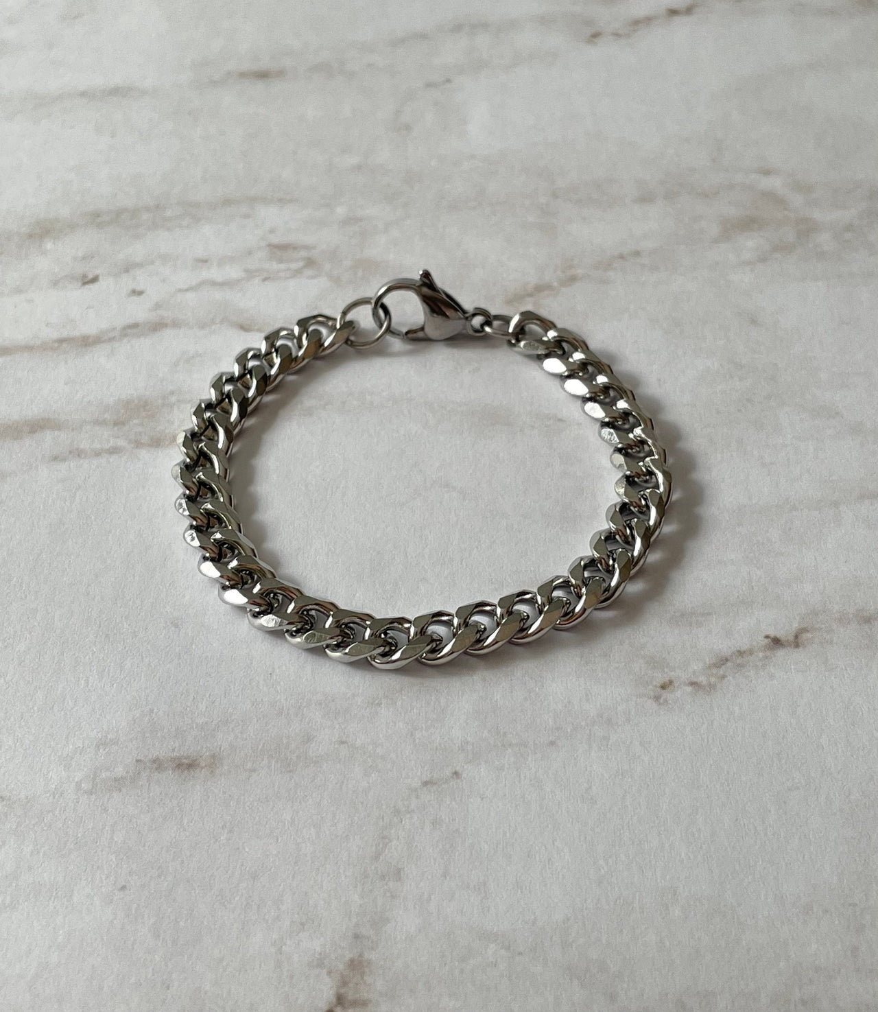 6.5mm Curb Chain Bracelet