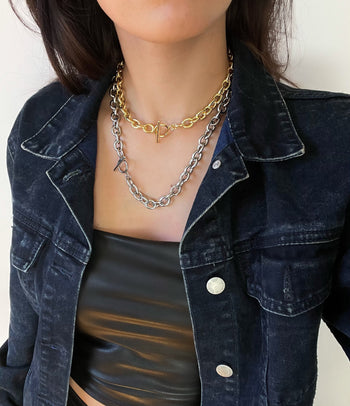 Chunky Cable Link Toggle