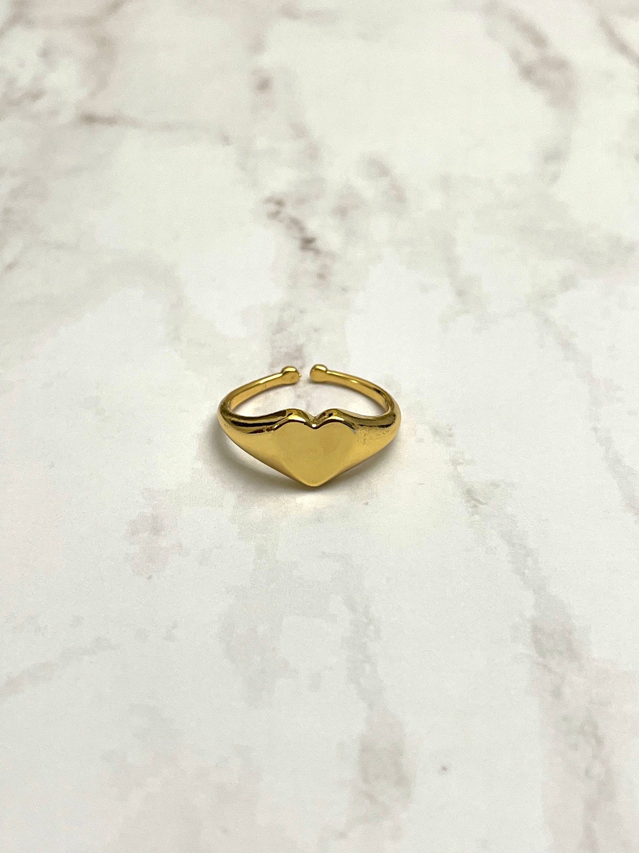 Gold Heart Ring