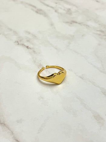 Gold Heart Ring