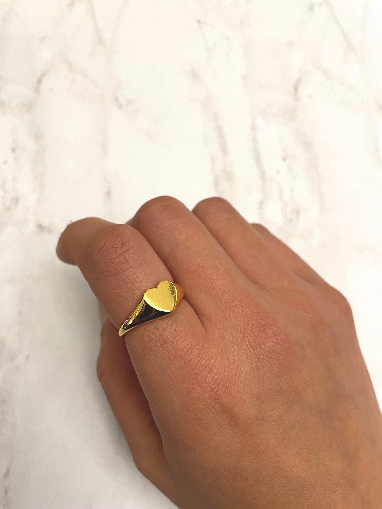 Gold Heart Ring