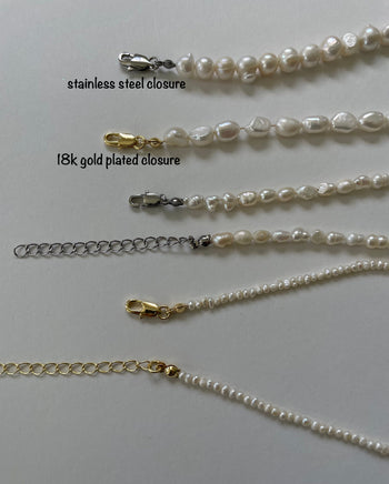 Dainty Seed Pearl Necklace