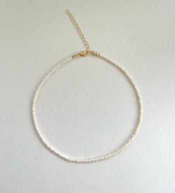 Dainty Seed Pearl Necklace