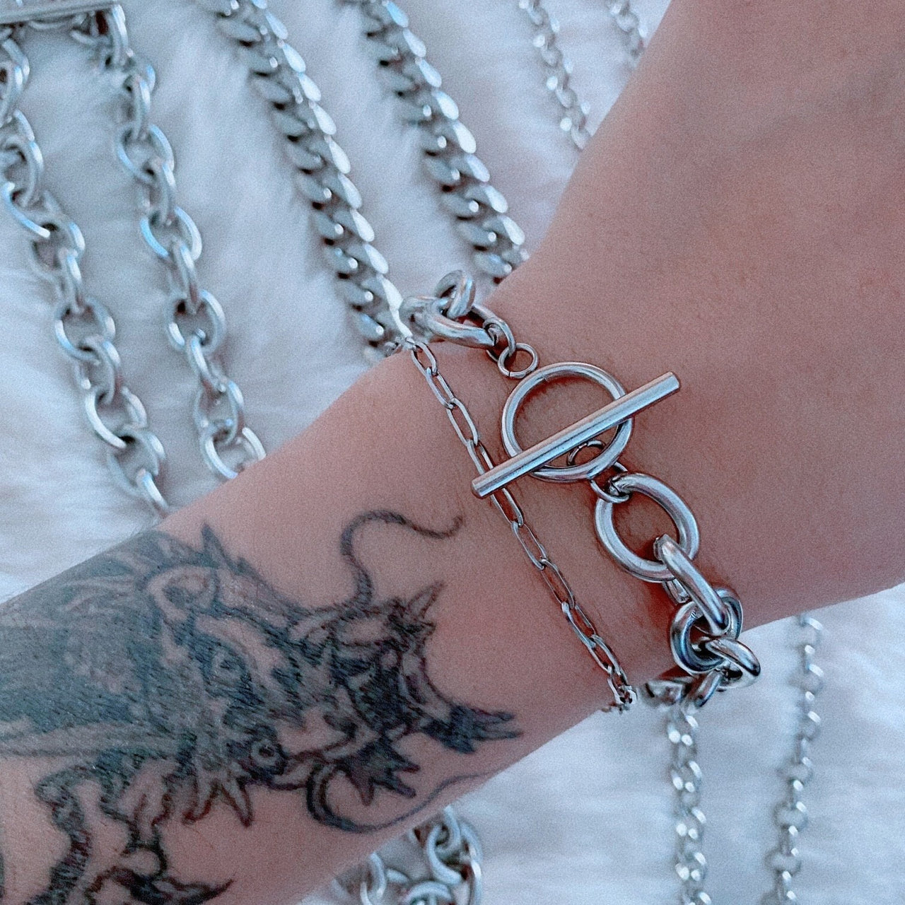 Chunky Cable Chain Link Bracelet