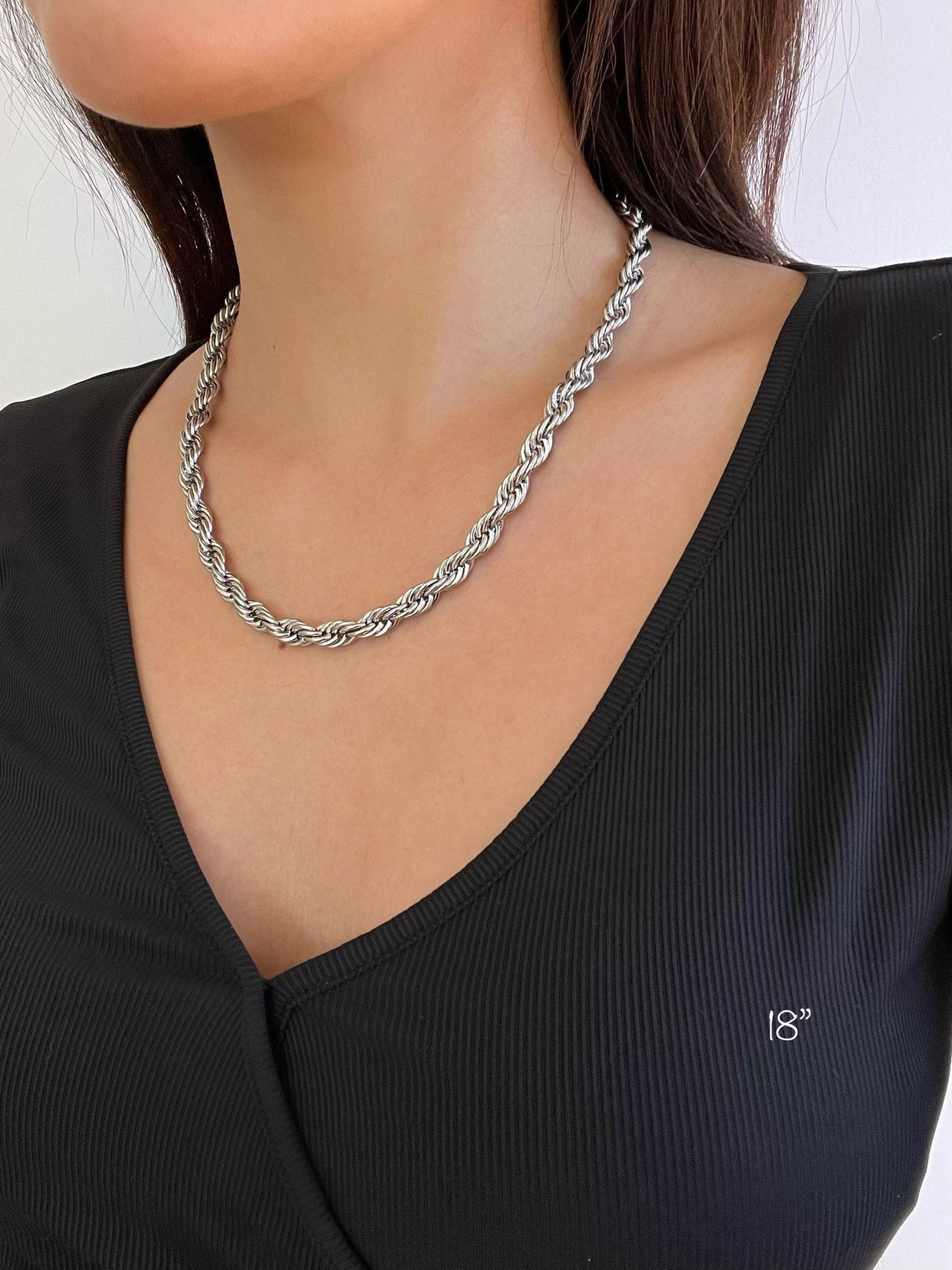 Chunky Rope Chain Necklace