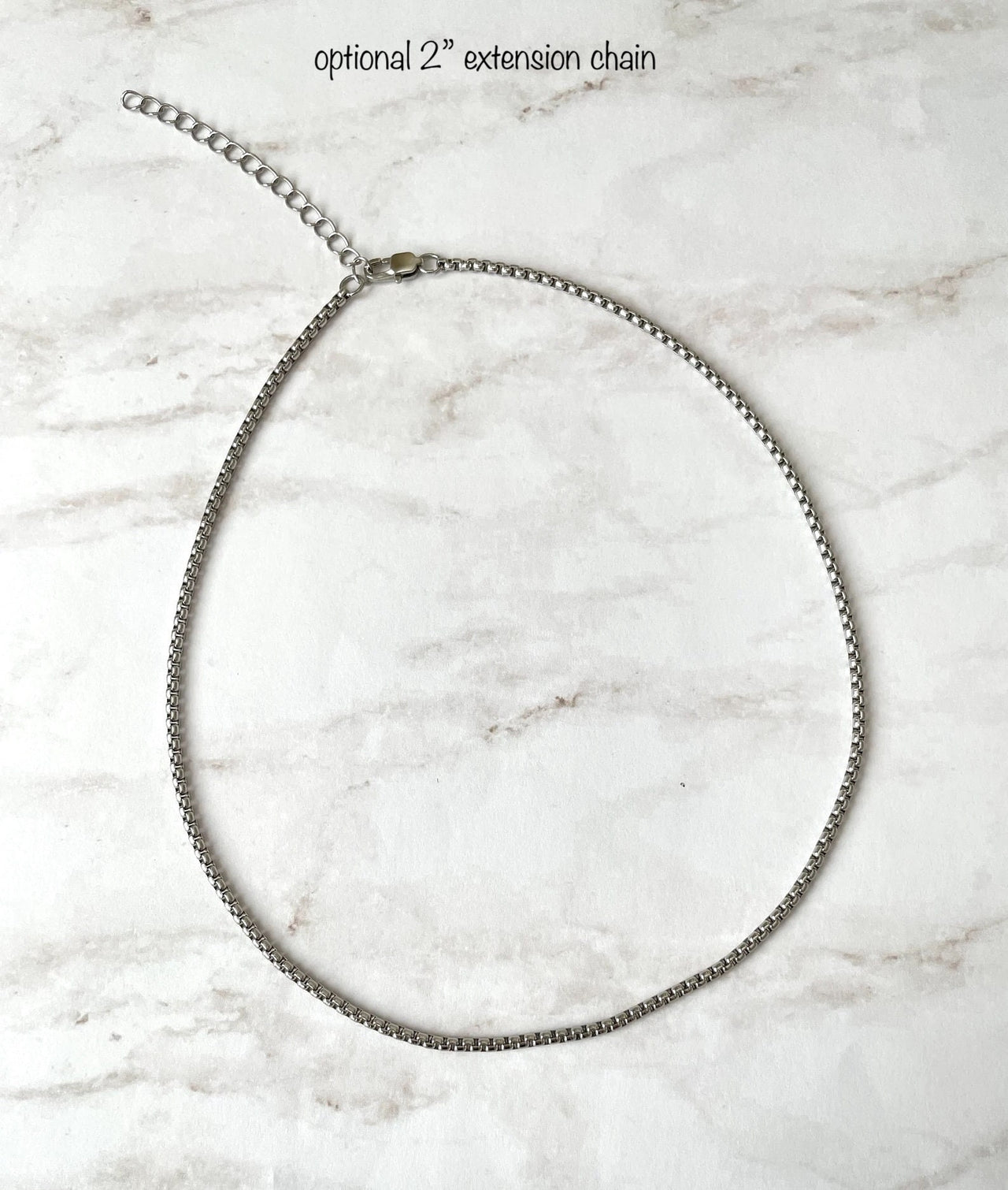 Rounded Box Chain Necklace