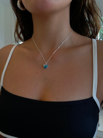 Dripping Heart Necklace