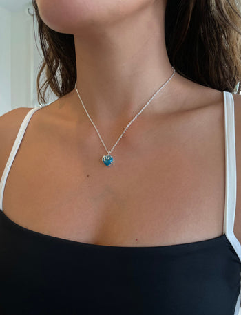 Dripping Heart Necklace