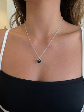 Dripping Heart Necklace