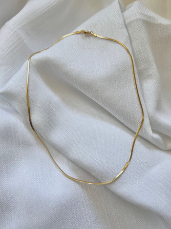 Daintiest Snake Chain Gold