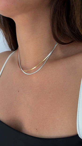 Daintiest Snake Chain Gold