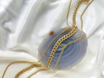 2mm Gold Curb Chain Necklace