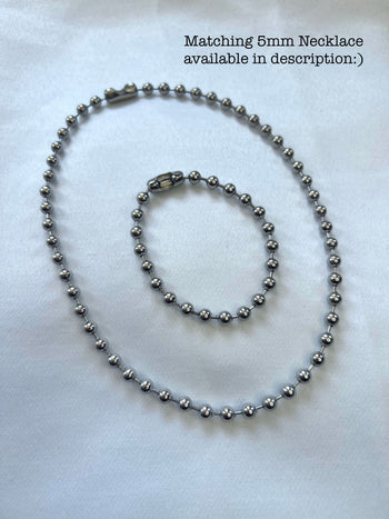 5mm Ball Chain Bracelet