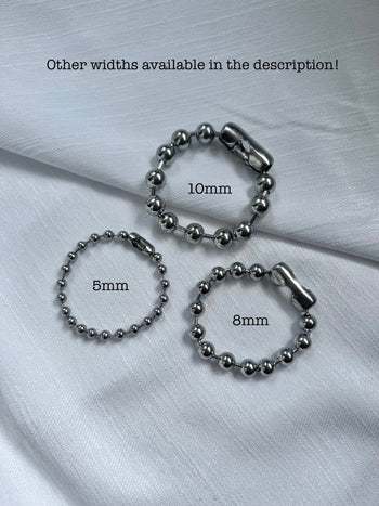 10mm Ball Chain Bracelet