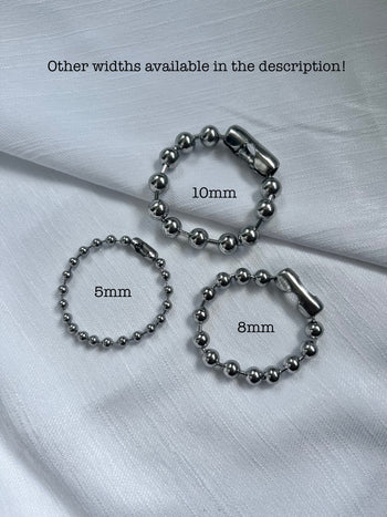 8mm Ball Chain Bracelet