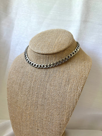 Flat Curb Chain Choker