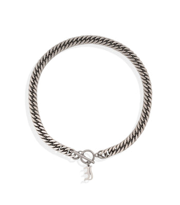 Letter Charm Toggle Necklace